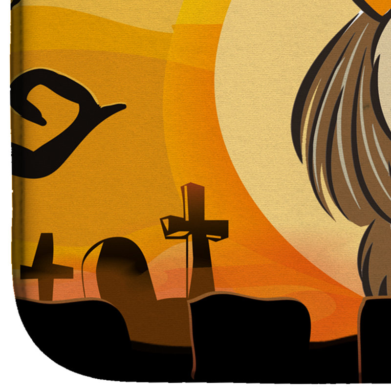 Tapis de séchage tzu halloween shih