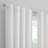 Eclipse Blackout Curtains, Tiered Ruffle Kids Curtains, 63 in x 40 in, Thermaback 100% Blackout Curtains with Rod Pocket Header, Curtains for Kids Room or Playroom, 1 Window Curtain, White-90727339-90727340