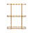 Curventi Decorative Three-Tier Wavy Wall Shelf