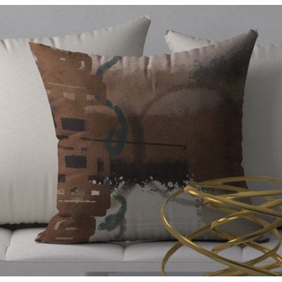 Housse de coussin carrée à évent confiant