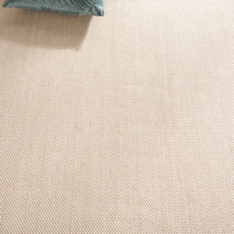 Natural Fiber Sisal & Jute Solid Color Rug, Rectangle 6" x 9"