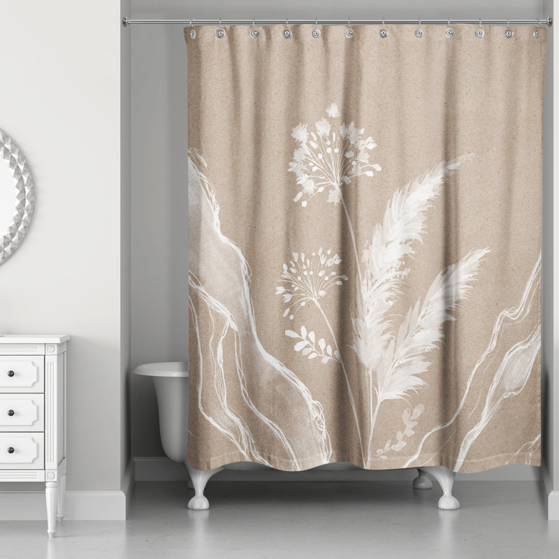 Boho Botanicals Shower Curtain