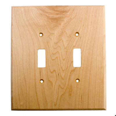 Traditional 2-Gang Toggle Light Switch Wall Plate