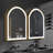 Cracraft Aluminum Arch Wall Mirror