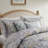 Premium Bedding Sets, Cotton Full Queen Damask Modern Home Decor