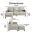 Canapé modulaire réversible avec méridienne Serta Harmon-1259464631-1282876231
