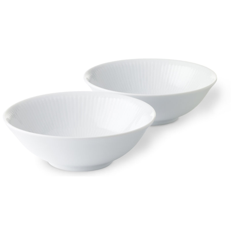 Royal Copenhagen White Fluted Cereal Bowl