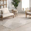 Tapis à poil long à motif géométrique Risette-1346161833