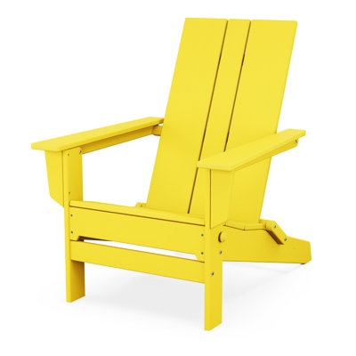 POLYWOOD® x AllModern Folding Plastic Adirondack Chair