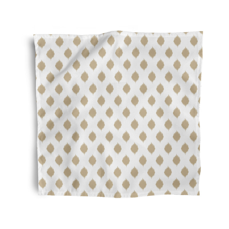 Lashayla Fine Lattace Napkins, Taupe