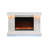 Elon 55-Inch Electric Fireplace With Led Lights