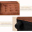 Lit pour chien luxueux de luxe pour petits animaux avec rangement caché, canapé-lit confortable en mousse douce, idéal pour les chiots et les petites races-1954145740-1954145741