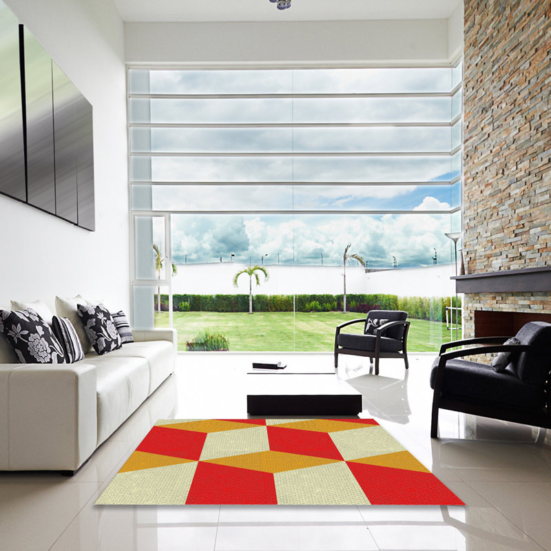 Ranney Geometric Indoor Rug, Square 8'