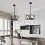 Lustre cylindrique imitation bois Copas 16 pouces