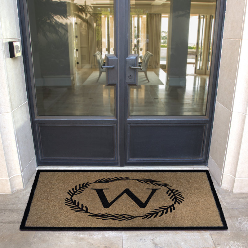 Tapis d'extérieur antidérapant Gabrien, 4 po x 6 po, Brun clair