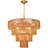 Boho Rattan Chandelier Light Fixture