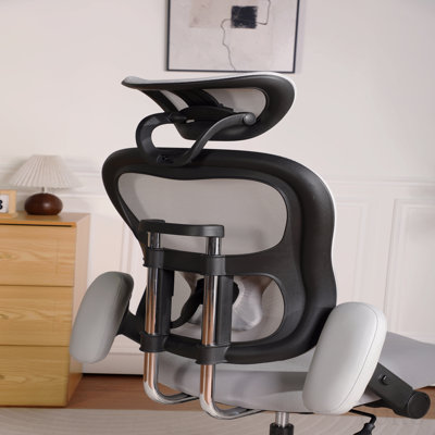 500lbs Big And Tall Office Chair Mesh Breathable, Gaming Chair With Adjustable Backrest Height & Headrest Angle & Adaptive Lumbar Support, Executive Computer Desk Chair With 2d Flip-Up Arms, Black.