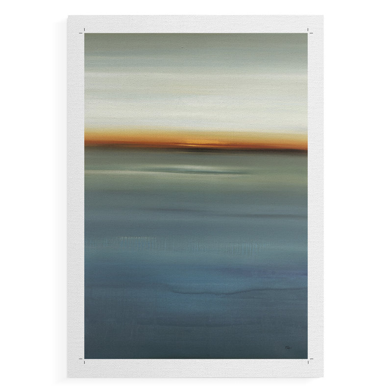 «Beside the Blue I», impression sur toile seulement - non encadrée, H 18 po x l 12 po