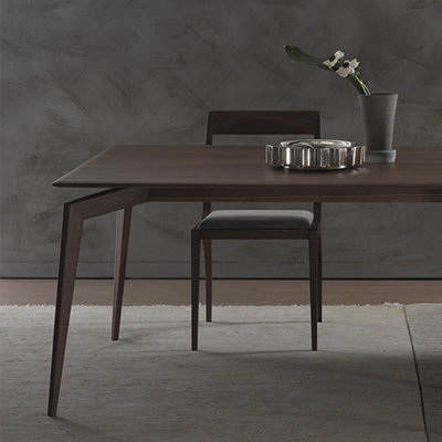Walnut minimalism dining table