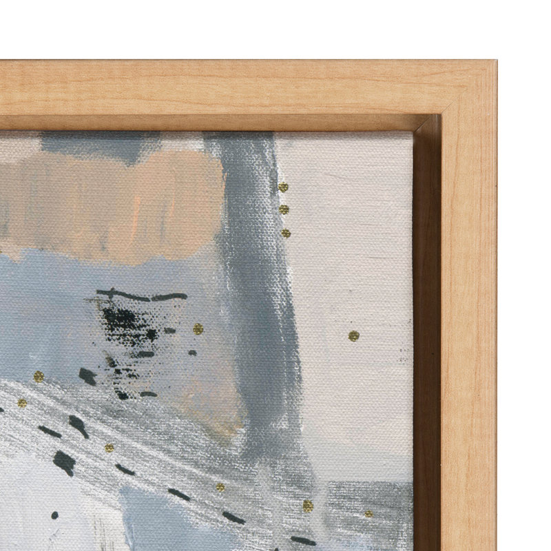 «Harbor Nights» par Leah Nadeau, reproduction d'art sur toile encadrée, Brun