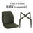 Monno Fabric Upholstered Dining Chairs Armless Side Chairs with Metal Frame-1274449786-1243978518-1244006200