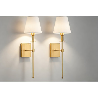 Rechargeable Battery Operated Wall Sconces, Set Of 2 With Wireless Remote - Dimmable Modern Cordless Wall Lights For Bedroom, Living Room, Hallway