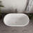 54" Streamline Soaking Freestanding Tub With Internal Drain-108964845