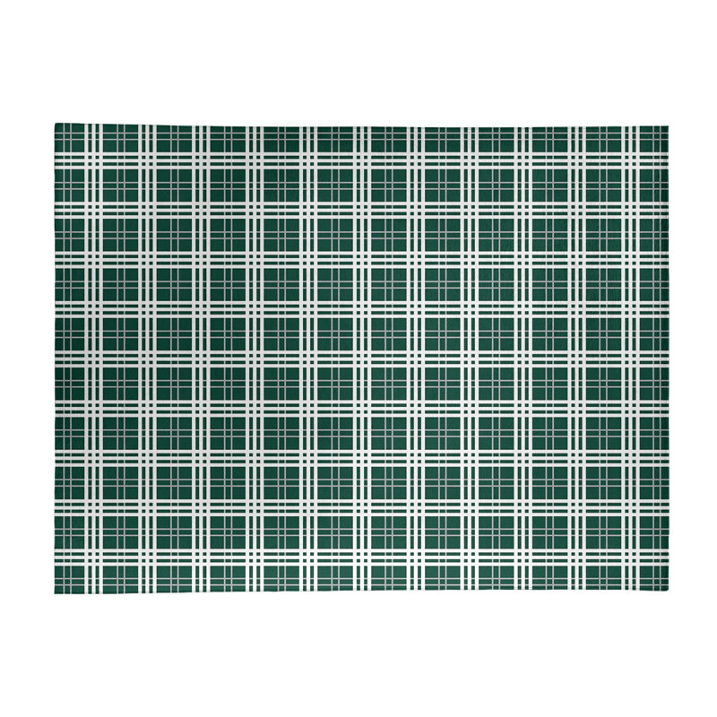 Tapis écossais vert, Rectangle 9 pi x 12 pi