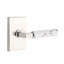 Select Round Passage (Hall & Closet) Door Lever with Rectangle Rosette-1243567300-1243567166
