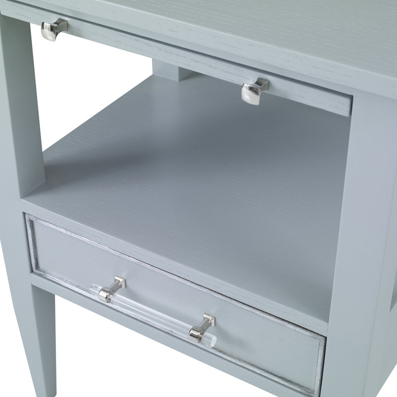 Camille 1 - Drawer Solid Wood Nightstand
