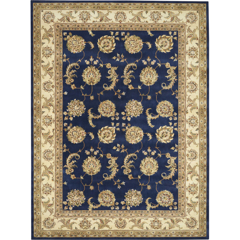 Oboyle Floral Indoor Rug, Rectangle 9'9" x 13'9"