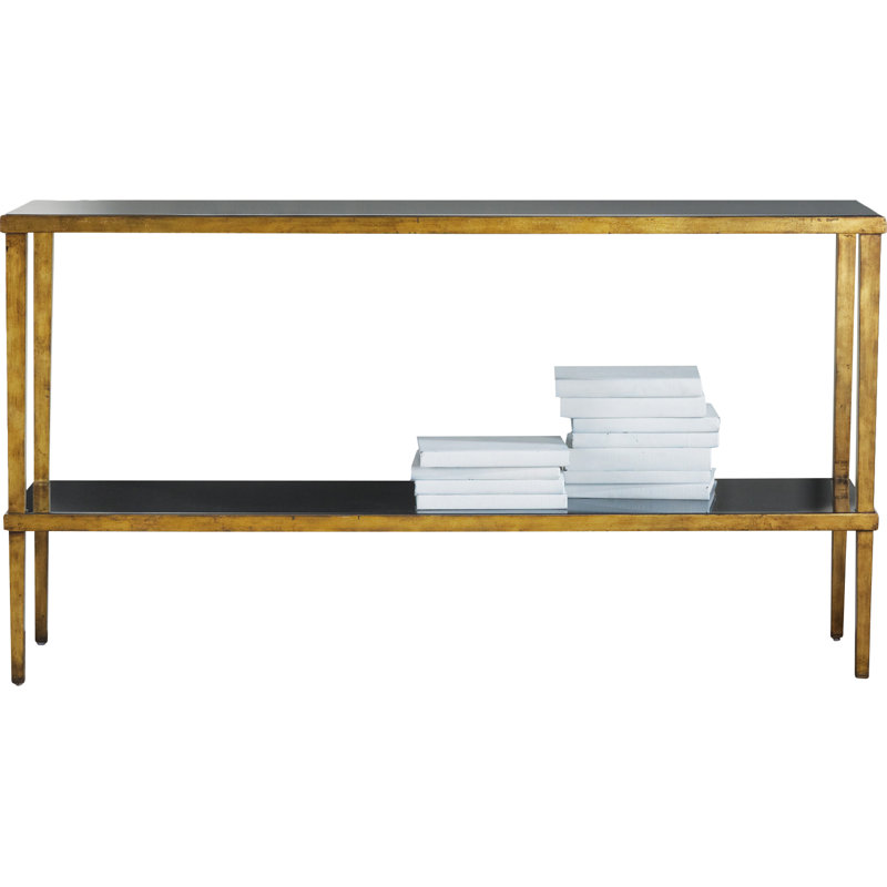 60'' Glass Top Console Table