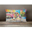 Yellow Labrador Hippie Dawg Fabric Decorative Pillow