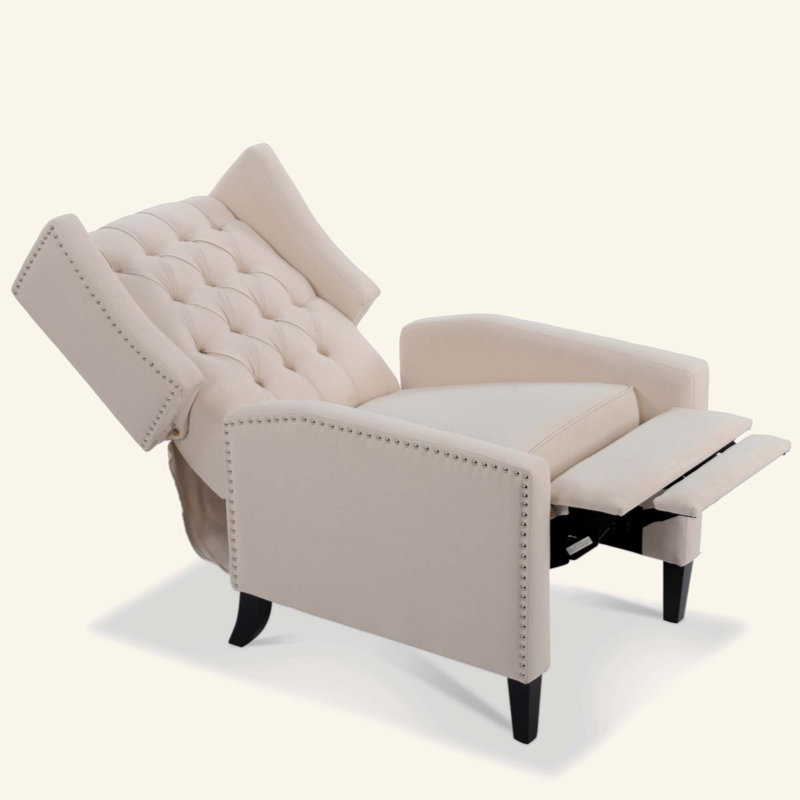 Fauteuil inclinable manuel, Tissu beige
