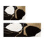 2PCS Abstract Gold&Black Diatom Mud Running Mat Non-Slip Absorbent Kitchen Rug Set