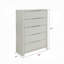 Commode de rangement avec 5 tiroirs, coffre en bois pour chambre à coucher-1554529482