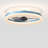 Frauly 19.7 Inch Led Enclosed Low Profile Ceiling Fan With Light-1215559985-1222760578