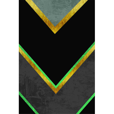 " Close Up Chevron Paint "