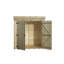 10 ft. W x 5 ft. D Solid Wood Tongue & Groove Pent Garden Shed