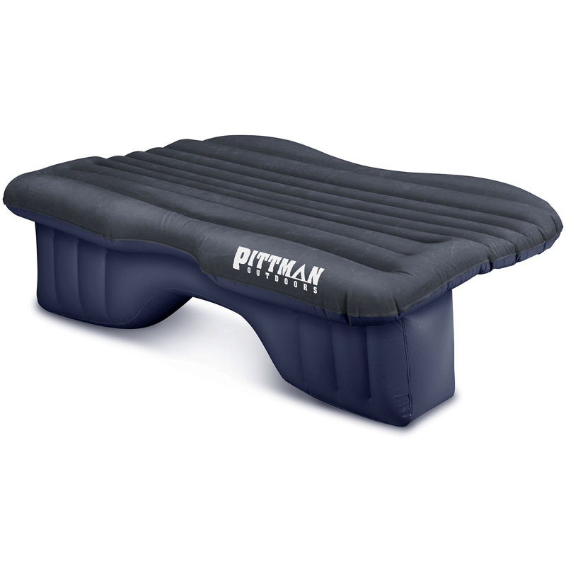 Pittman Outdoors AirBedz Inflatable PVC Rear Seat Air Mattress - Mid-Size Fits Jeeps, Car, SUV’s & Mid-Size Trucks, Comes with Portable DC Air Pump
