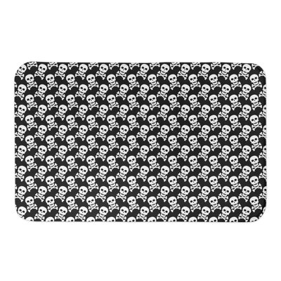 Tapis de salle de bain crâne Cia