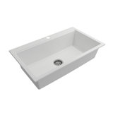 Baveno Lux 34'' L Single Basin Kitchen Sink