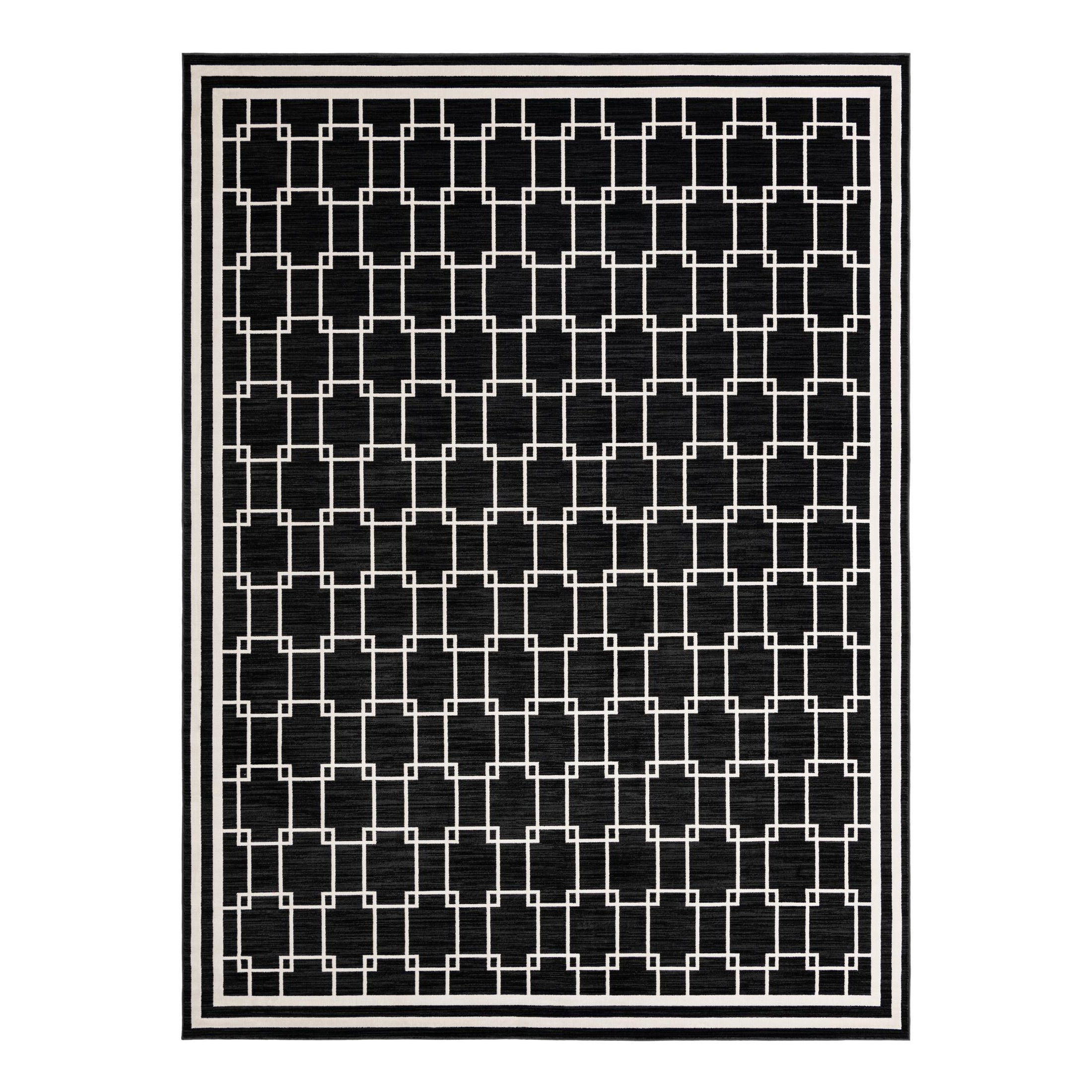 Jill Zarin Metropolitan Uptown Rug Black