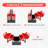 Metal Tool Box Multi-Function Folding Organizer Toolbox for Household Warehouse Repair Shop