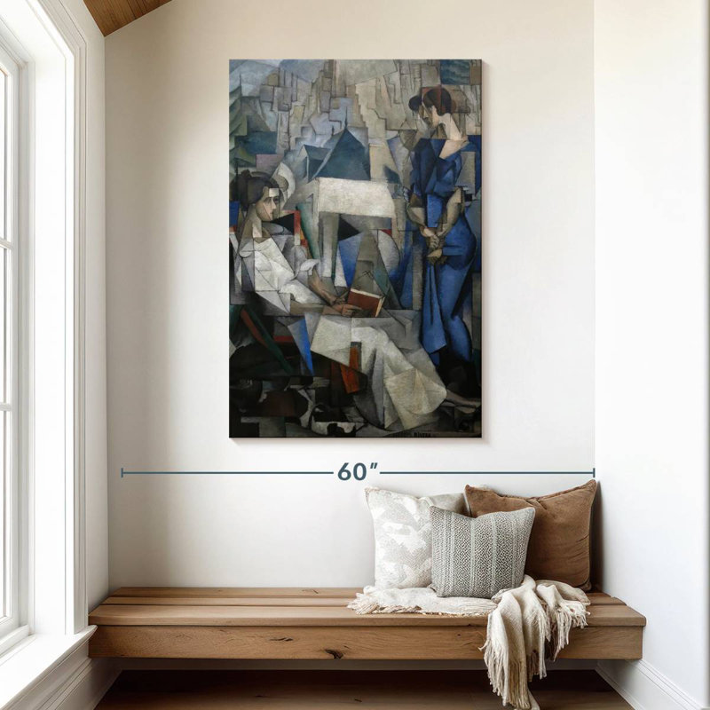 Portrait de deux femmes Avery, H 48 po x l 32 po