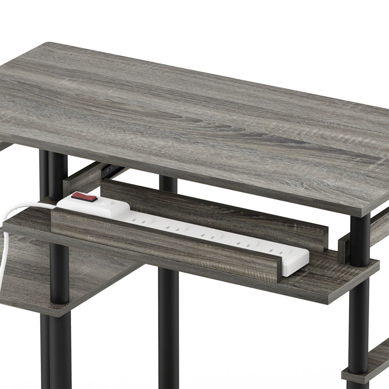 Antigo Computer Desk, Gray/Black