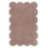 Manado Classic Cottage Two-Tone Scalloped Light Rose/Cream Indoor/Outdoor Rug-1236312047