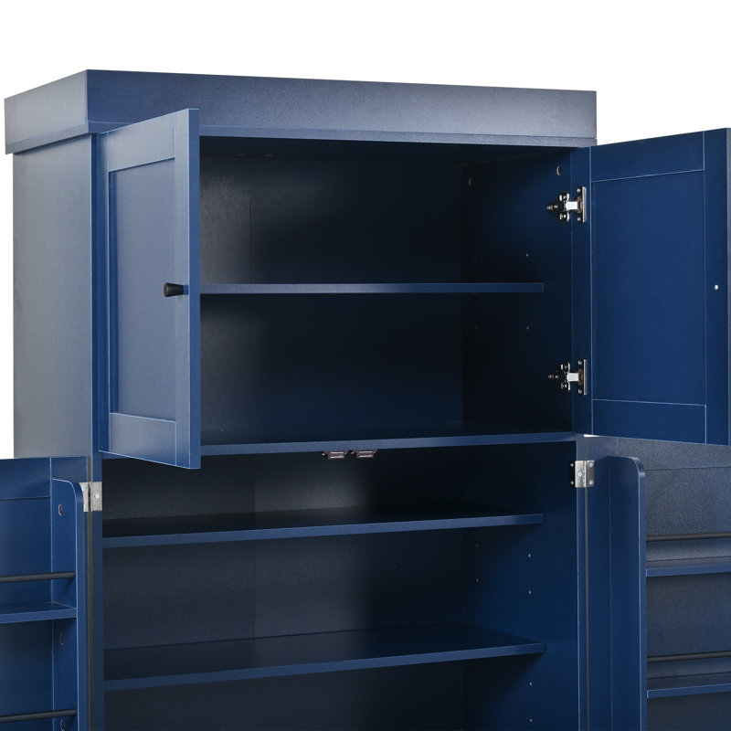 Armoire garde-manger Cedarvale, Bleu