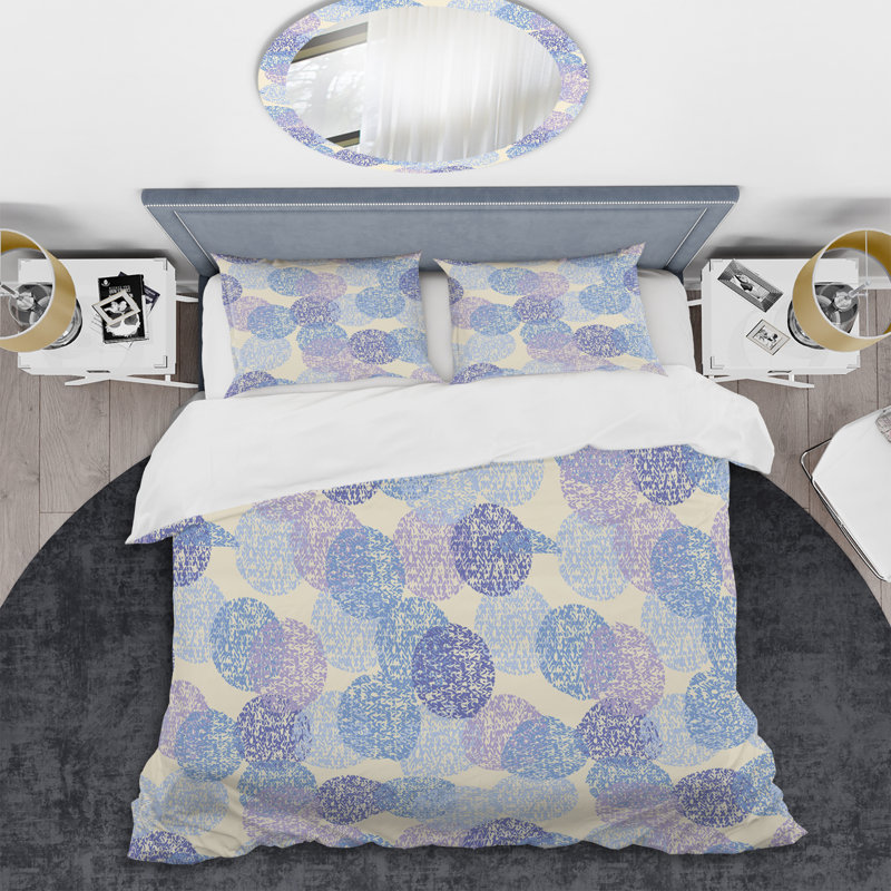 Ensemble de housse de couette Blue Circle