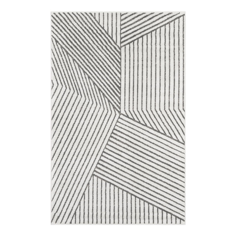 Latitude Run® Orkla Nikolis Rug Ivory, Rectangle 5'1" x 8'